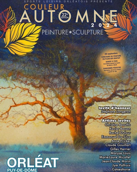 Affiche Festival Couleur Automne 2024