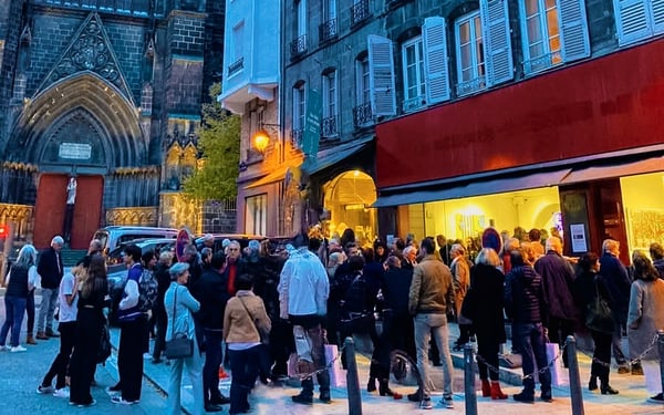 Extérieur Galerie Catherine Pennec vernissage