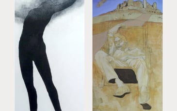 En Suspens, avec les artistes Simon Blau et Pascale Parrein