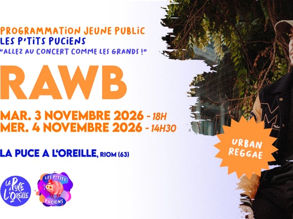 Concert jeune public de Rawb à La Puce a l'Oreille