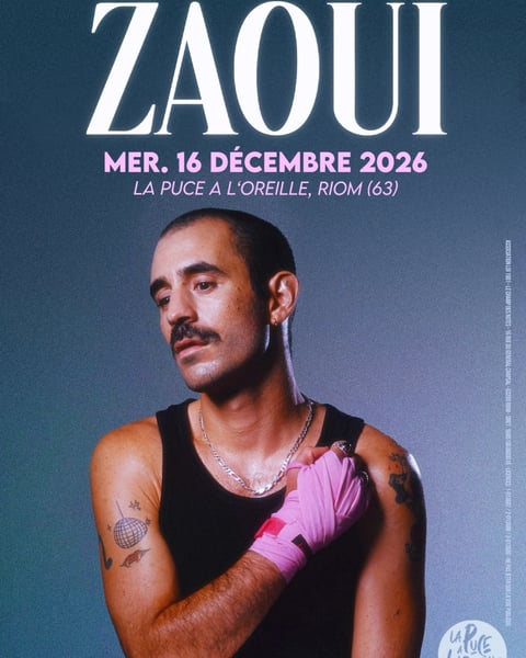 Zaoui + première partie à La Puce a l'Oreille
