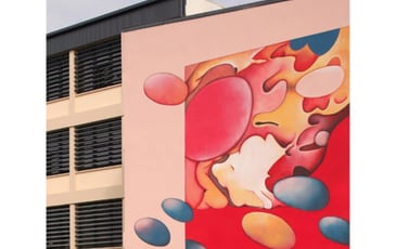 Fresque murale signée Guillaume Bottazzi