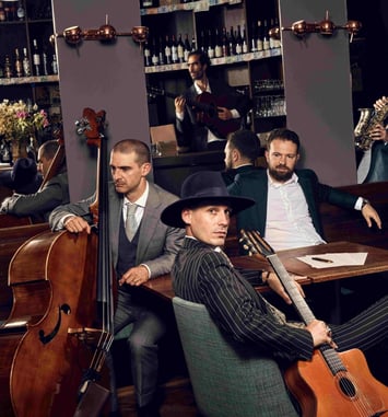 Djamal B, chant & guitare solo & son Quintet - Jazz Swing
