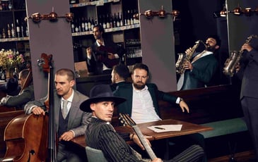 Djamal B, chant & guitare solo & son Quintet - Jazz Swing