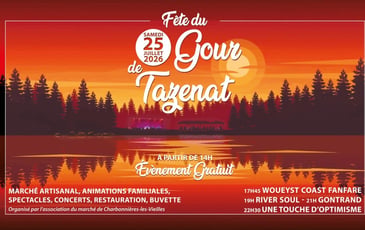 Une Touche d'Optimisme pour la Fête du Gour de Tazenat le 25 juillet