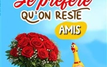 Je préfère qu'on reste amis