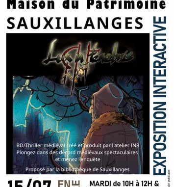 Exposition interactive en réalité augmentée — thriller/BD médiéval