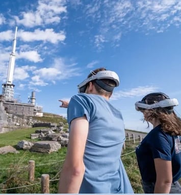 Visite du temple de Mercure et séance de réalité virtuelle