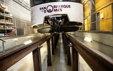 Visite guidée du centre de maintenance du Panoramique des Dômes