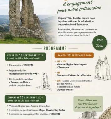Anniversaire de l'association ESCOTAL