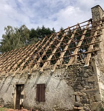 Visite du chantier de la vieille ferme