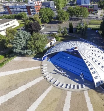Piscine tournesol