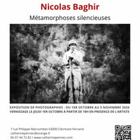 Exposition Métamorphoses silencieuses avec Nicolas Baghir