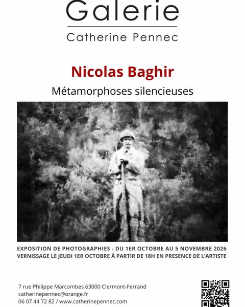 Exposition Métamorphoses silencieuses avec Nicolas Baghir