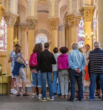 Visite guidée de l'église de Saint-Nectaire