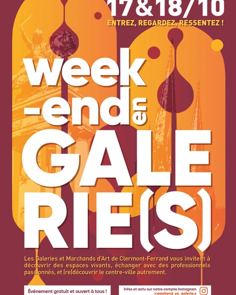 Week-end en galerie(s) !