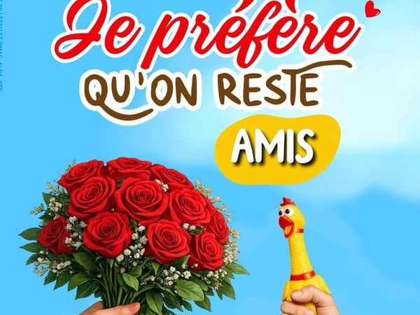 Je préfère qu'on reste amis