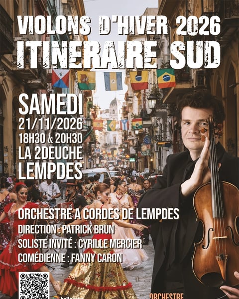 Les Violons d’Hiver, itinéraire Sud