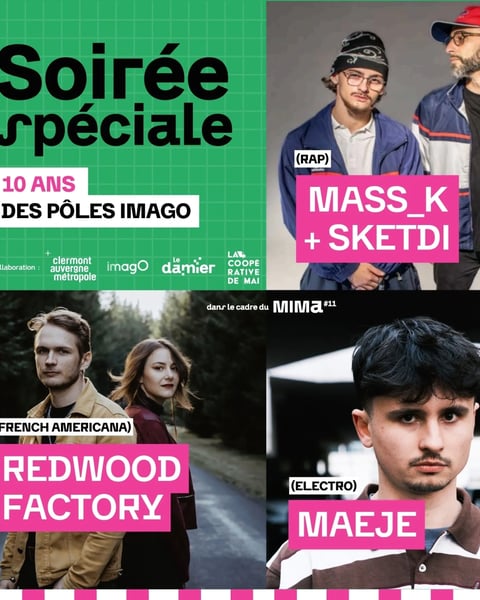 ImagO fête ses 10 ans avec Redwood Factory - Maeje - Mass_K & Sketdi