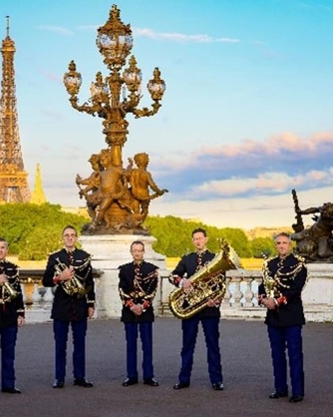 Quintette Animation de la Garde Républicaine, voyage musical jazz et rock